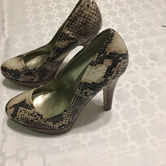Snake skin high heel pumps - Picture 2 of 6